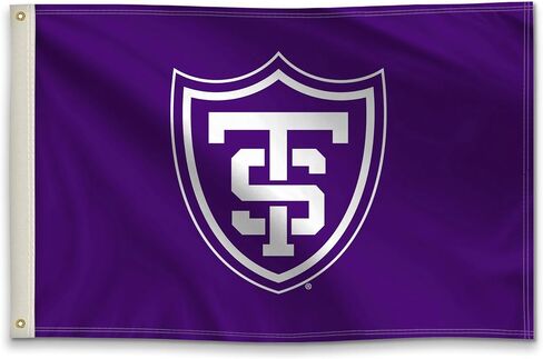 St. Thomas Tommies 2' x 3' College Sports Printed Flag - NCAA Licensed - Nylon - Tommies School Banner (Purple, White) in Kuwait