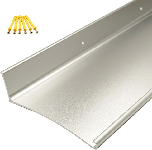 عريض للغاية 5.12 "W DOOR RAIN DRIP GUARDERED ، 43.3" L Cap Mip Cap for Sever Doors Top ، وميض حافة التنقيط المطر ، وانحراف الماء ، ومحول المطر ، والأسود 1pcs. in Kuwait