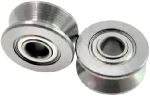 V623ZZ V Groove Roller Wheel Ball Bearings 3 * 12 * 4 Mm Embroidery Machine Pulley Bearing 5Pcs/lot in Saudi Arabia