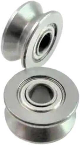 V623ZZ V Groove Roller Wheel Ball Bearings 3 * 12 * 4 Mm Embroidery Machine Pulley Bearing 5Pcs/lot in Saudi Arabia
