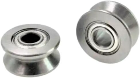 V623ZZ V Groove Roller Wheel Ball Bearings 3 * 12 * 4 Mm Embroidery Machine Pulley Bearing 5Pcs/lot in Saudi Arabia