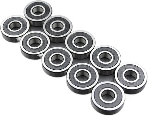 10pcs ABEC 5 608 606 607 609 625 626 627 628 2RS Bearings Bore 5mm 6mm 7mm 8mm 9mm Roller Wheel Lubrited محمل مختوم (629-2rs 9x26x8mm) in Saudi Arabia