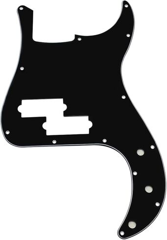 Bass Pickguard Bass 4 Strings Guitar Scratch Plate 13 Holes for PB Bass Without Truss Rod Hole Style,Black 3Ply in Saudi Arabia