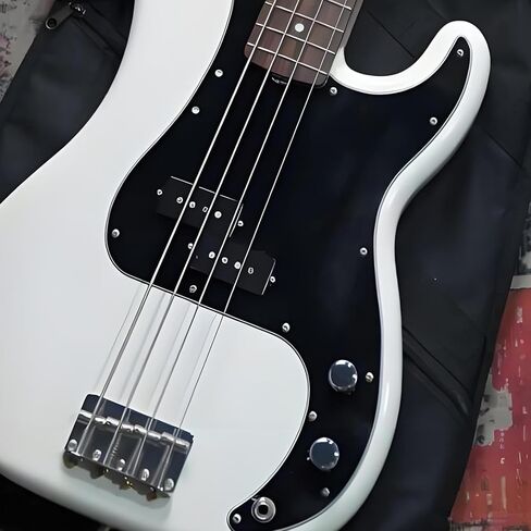 Bass Pickguard Bass 4 Strings Guitar Scratch Plate 13 Holes for PB Bass Without Truss Rod Hole Style,Black 3Ply in Saudi Arabia