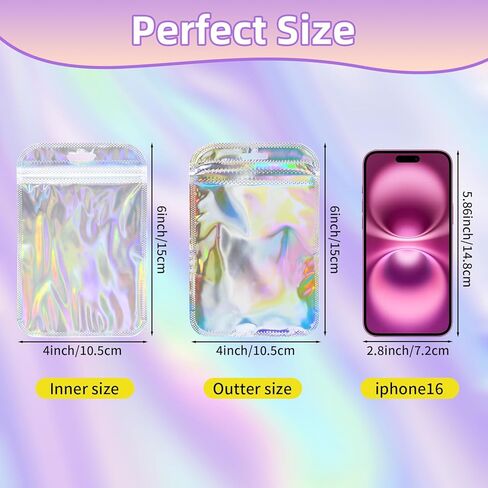 50 Pieces Pen Packaging Bags for Beadable Pen - Packaging Bags for Small Business Resealable Bags - Applies to Beaded Pen, Keychain, jewelry, Candy Bags for Packaging (2.5×9.4 inch, White) in Kuwait