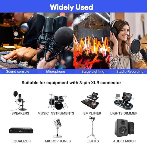 ELECAN 3-Pin XLR SPLITTER BEKUOUT TOND RJ45 ETHERCON-4 قناة و 1 زوج-XLR/DMX/AES Terminator Snake فوق كبل تصحيح Cat 6 Ethernet لصوت المسرح والإضاءة واستوديو تسجيل الصوت و in Kuwait