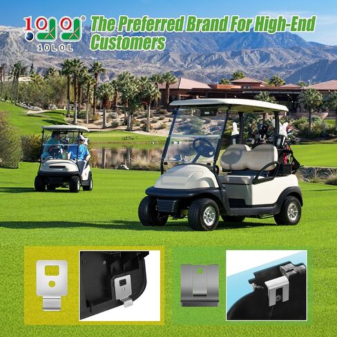 لوحة مفصلية مقعد 10L0L Golf Cart متوافقة مع Club Car Prement (2004+) قطع غيار استبدال مقعد 102554601،103237101،102577001،102577002 in Kuwait