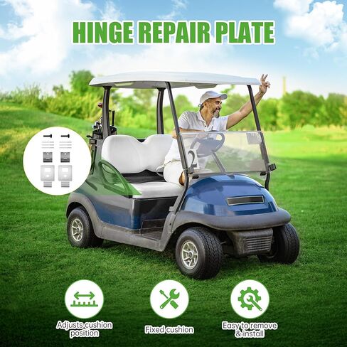 لوحة مفصلية مقعد 10L0L Golf Cart متوافقة مع Club Car Prement (2004+) قطع غيار استبدال مقعد 102554601،103237101،102577001،102577002 in Kuwait