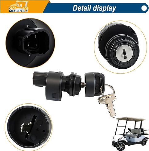 مجموعة مفاتيح مفتاح الإشعال لـ Yamaha G22 ، G29/Drive ، Drive 2 Golf Cart ، STATER SWITCH استبدل OEM JW1-H2510-00 JU2-H2510-10 JU2-H2510-20 in Saudi Arabia