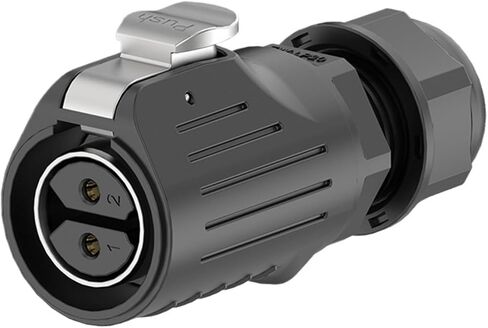 LP20 welding aviation reverse female four-hole flange energy charging waterproof power connector(EW-LP20S-2P 20A) in Saudi Arabia