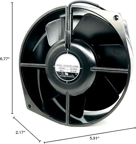 OA162-5E-230WB 230V 0.25/0.23A 46/40W 172MM 2-WRO in Saudi Arabia