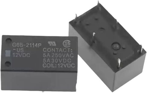 5PCS G6B-2114P-US 5VDC 12VDC 24VDC 5A 250VAC 6PIN RELAY G6B-2114P-US-5VDC G6B-2114P-US-12VDC G6B-2114P-US-24VD (G6B-214P-US-24VDC) in Saudi Arabia