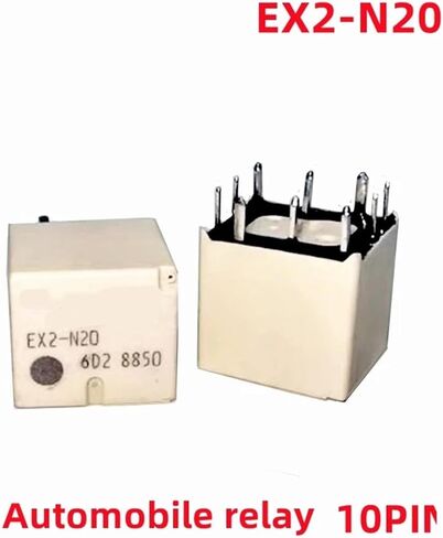 5PCS/Lot EX2-N10 EX2-N15 EX2-N20 10pin Automotive Central Control Vulnerable DC electromagnetic Relay(EX2-N15) in Saudi Arabia