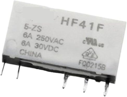 Shipping Power Relays HF41F 5V/12V/24V -ZS HF41F-5-ZS HF41F-12-ZS HF41F-24-ZS 5Pin 6A250V Relay(HF41F-5-ZS 5V 6A) in Saudi Arabia