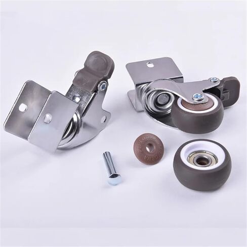 درجات الأثاث سرير تحريك الخروع عديمة الصدفة مع الفرامل 4pcs (2swivel 2brake (16mm) ، 1.0 بوصة) in Kuwait