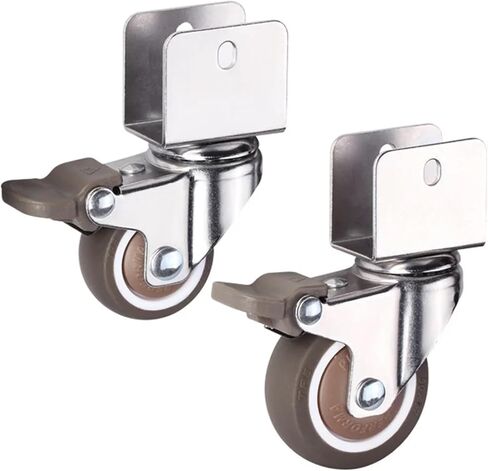 درجات الأثاث سرير تحريك الخروع عديمة الصدفة مع الفرامل 4pcs (2swivel 2brake (16mm) ، 1.0 بوصة) in Kuwait