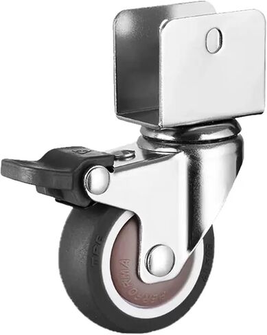 درجات الأثاث سرير تحريك الخروع عديمة الصدفة مع الفرامل 4pcs (2swivel 2brake (16mm) ، 1.0 بوصة) in Kuwait