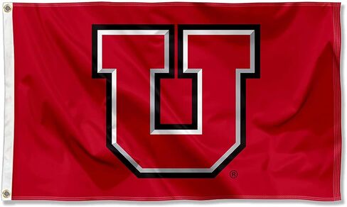 Utah U Logo Large Grommet Banner Flag in Saudi Arabia