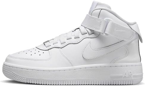 Nike Air Force 1 Mid Easyon Big Kids '(FN1193-111 ، White/White-White) الحجم 7 in Saudi Arabia