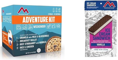 Mountain House Adventure Weekender Kit | Freeze Dried Camping & Backpacking Food | 12 Servings in Saudi Arabia