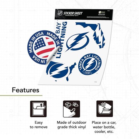 Desert Cactus Tampa Bay Lightning Team Team NHL National Hockey League League Sticker Vinyl Secal Lacal Bottop Botto Carbook (Type 2-3) in Kuwait