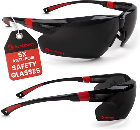 حزمة نظارات السلامة للرجال والنساء-ANSI Z87 ، عدسات Clearshield anti-Fog in Saudi Arabia