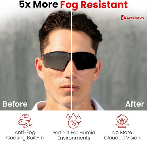 حزمة نظارات السلامة للرجال والنساء-ANSI Z87 ، عدسات Clearshield anti-Fog in Saudi Arabia