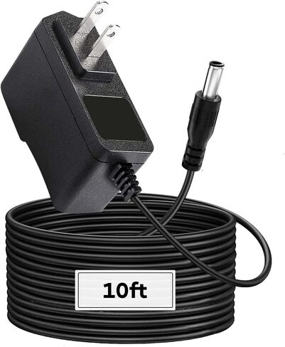 محول تزويد الطاقة 9V 1A DC ، 9.8 قدم كابل ، مركز إيجابي ، لدواسات الجيتار ، لوح الدواسة ، لوحات المفاتيح ، معدات الصوت والأجهزة الأخرى التي تتطلب 9V 1000MA in Kuwait