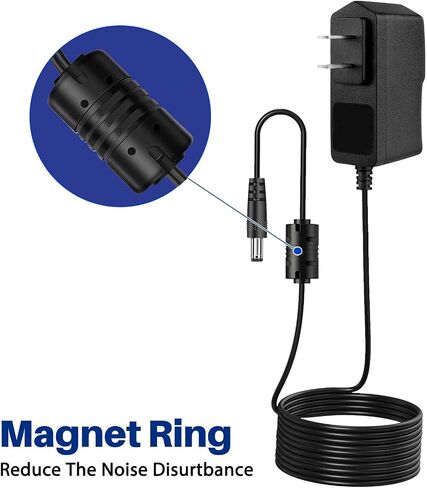محول تزويد الطاقة 9V 1A DC ، 9.8 قدم كابل ، مركز إيجابي ، لدواسات الجيتار ، لوح الدواسة ، لوحات المفاتيح ، معدات الصوت والأجهزة الأخرى التي تتطلب 9V 1000MA in Kuwait