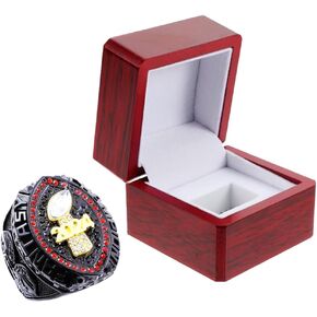 2024 Fantasy Football Championship Trophy Ring | Heavy FFL Champion Ring | Gold Silver Tone Plated Award Trophy for Fantasy Football League Winner in Kuwait