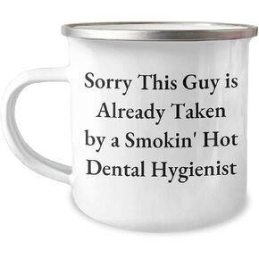 Smokin 'Hot Dental Hegianists Homports لعيد الميلاد - القدح المضحكة في التخييم لعشاق أخصائيي صحة الأسنان - الفولاذ المقاوم للصدأ 12 أوقية للمينا ، هدايا مثالية من الأصدقاء لزملاء عمل صحة الأسنان in Kuwait
