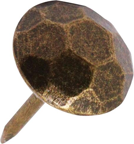Upholstery Tacks, Decorative Nails Thumb Tacks Small Metal Upholstery Nails for Wood Upholstery Pins Vintage Furniture Tacks Unique (11x17mm, Matte Black, 120pcs) in Saudi Arabia