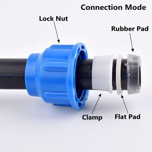 توقف صمام ، صمام الكرة النحاسي Core Valve 3-Way Connector T-Ty-Type PVC Fast Connection (40mm) in Kuwait