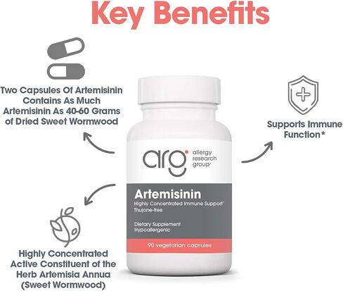 Allergy Research Group Artemisinin 200mg - 90 Vegetarian Capsules in Saudi Arabia