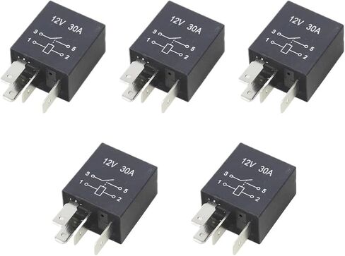 5 PCS 4 Pin/5 Pin 30A 12V/24V Violet Series 4-pin/5-pin Automotive Relay(12V,5 PCS 4 Pin) in Saudi Arabia