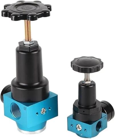 Pneumatic عالية الضغط تنظيم الصمام QTYH-8/10/15/25/50 1/4 3/8 1/2 2 منفذ مدخل BSP 0 ~ 40 بار منظم الهواء مع مقياس (QTYH-20) in Saudi Arabia