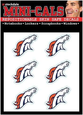 Wincraft NFL Denver Broncos الوشم ، ألوان الفريق ، مقاس واحد in Saudi Arabia