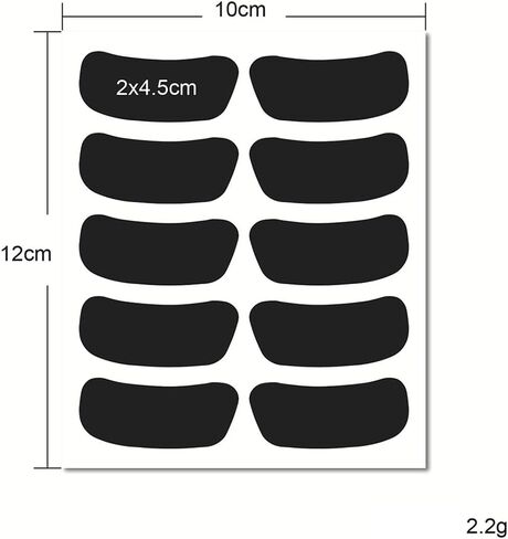 GSHLLO 400 Pcs Hot Pink Geometric Eyeblack Stickers for Sports Face Decals in Saudi Arabia