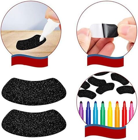 GSHLLO 400 Pcs Hot Pink Geometric Eyeblack Stickers for Sports Face Decals in Saudi Arabia