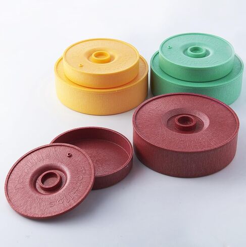 Tortilla Warmer - Tortilla Server -Pancake Keeper -One Large & One Small Combination - Food Container - Perfect for Keeping Tortillas, Pancakes, Waffles Warm -Microwave Save (Red) in Saudi Arabia