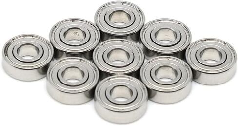 10PCS Bearings ABEC-7 626ZZ 6x19x6 mm Deep Groove Miniature Chrome Steel Bearings for Skateboard Scooter 3D Printers in Saudi Arabia