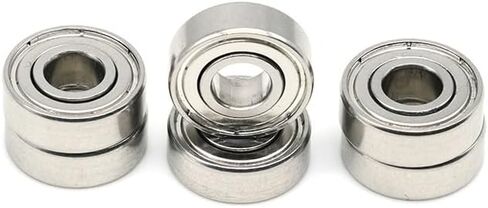10PCS Bearings ABEC-7 626ZZ 6x19x6 mm Deep Groove Miniature Chrome Steel Bearings for Skateboard Scooter 3D Printers in Saudi Arabia