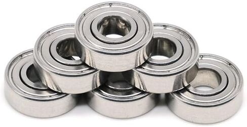 10PCS Bearings ABEC-7 626ZZ 6x19x6 mm Deep Groove Miniature Chrome Steel Bearings for Skateboard Scooter 3D Printers in Saudi Arabia