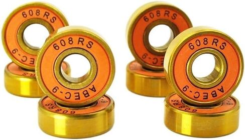 8/16pcs 608 2RS محمل كرة سيراميك هايبرد 8 * 22 * ​​7 مم محامل عجلات لوحية طويلة (8pcs) in Kuwait