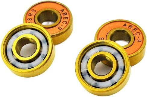 8/16pcs 608 2RS محمل كرة سيراميك هايبرد 8 * 22 * ​​7 مم محامل عجلات لوحية طويلة (8pcs) in Kuwait