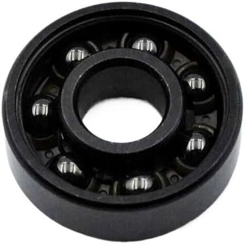 8pcs 608 2RS Hybrid Black Ceramic Ball Bearing 8 * 22 * 7mm Silicon Nitride Speed Roller Skate Skateboard Wheel Miniature Bearings in Saudi Arabia