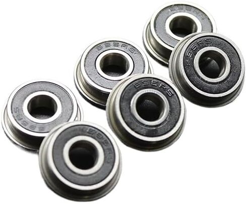 10Pcs F623 F686 F688 F689 F695 F696 F698-2RS Bearing 5x13x4mm Flanged Miniature Deep Groove Ball Bearings for VORON 3D Printer(F689-2RS 9x17x5mm) in Saudi Arabia