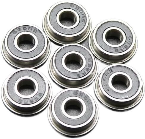 10Pcs F623 F686 F688 F689 F695 F696 F698-2RS Bearing 5x13x4mm Flanged Miniature Deep Groove Ball Bearings for VORON 3D Printer(F689-2RS 9x17x5mm) in Saudi Arabia