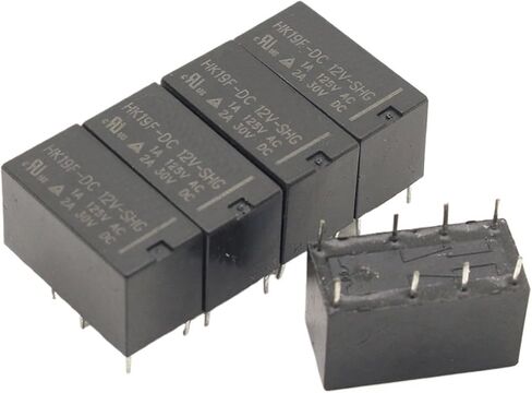 5PCS Relay HK19F-DC5V-SHG HK19F-DC12V-SHG HK19F-DC24V-SHG HK19F 5V 12V 24V(24V) in Saudi Arabia