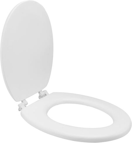 Uonlytech Toilet Seat Lid Thickened Toilet Cover with Smooth Surface Easy to Install Bathroom Accessory for Efficient Prevention Housewarming Present in Saudi Arabia
